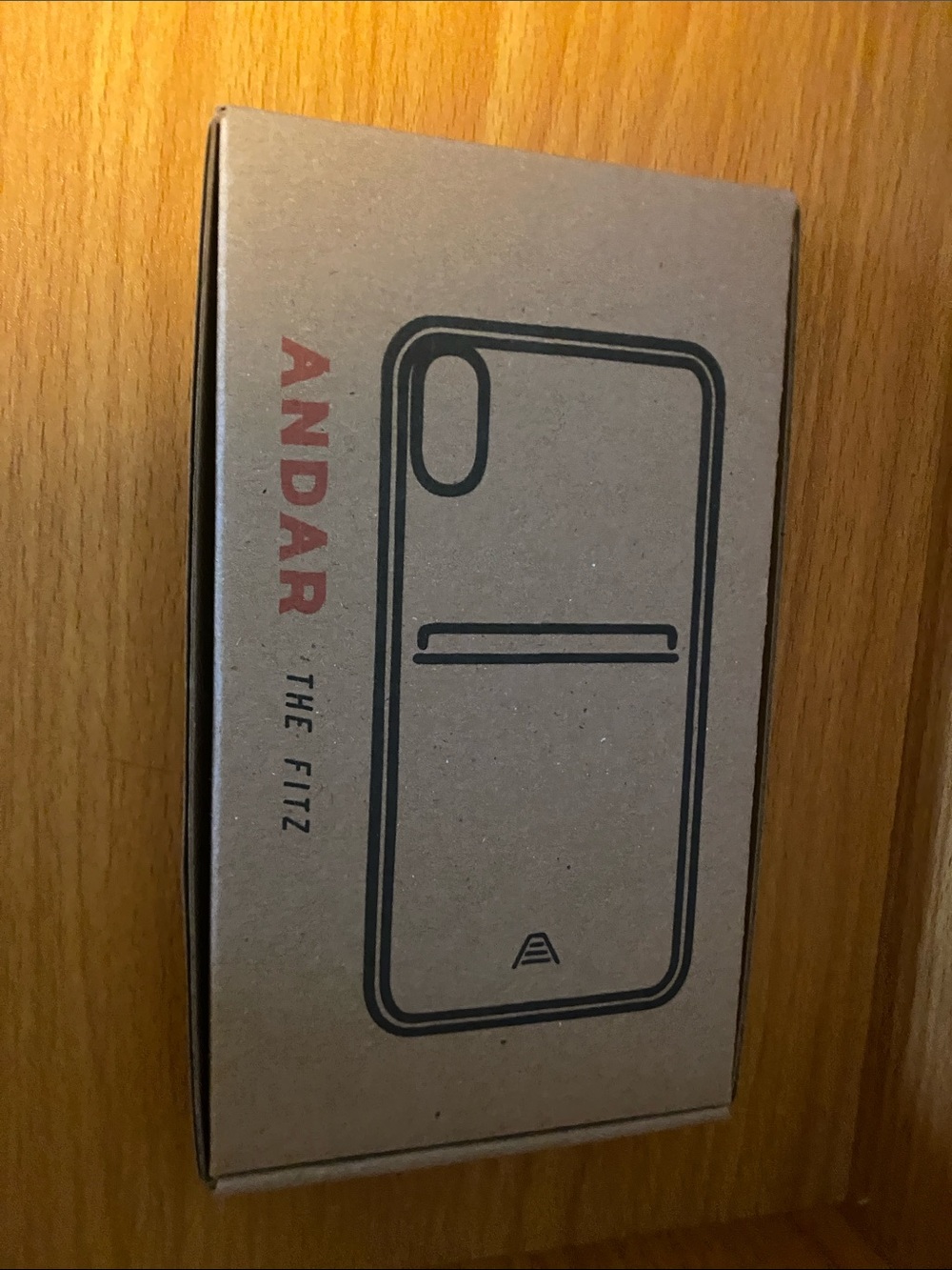 Brand new ‘The Fitz’ iPhone XS Max Phone Case - Brown by Andar